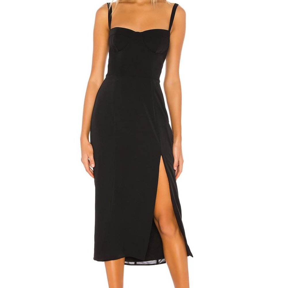 Capulet X Revolve Black Midi Dress